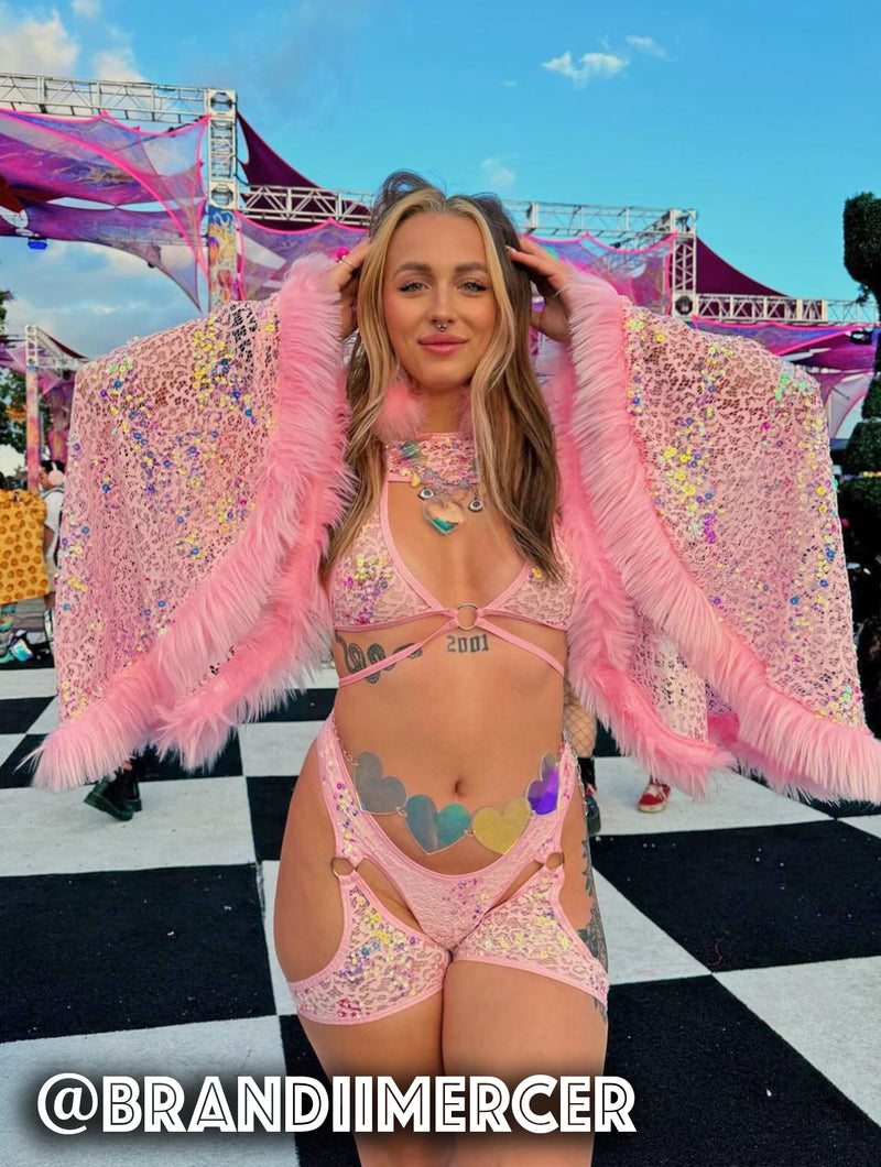Pink Rave Outfit - J. Valentine Rave Princess | Rave Bae Rave Bae Couture Pink Rave Outfit - J. Valentine Rave Princess | Rave Bae Rave Bae Couture