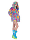 J. Valentine Melted Rainbow Coat