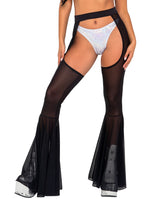 Mesh Bell Bottom Chaps