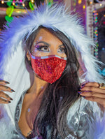 J. Valentine Sequin Tailored Mask