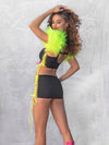 J. Valentine Neon Lace Outfit