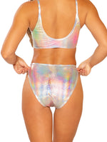 J. Valentine Holo Groove Bottoms - Silver
