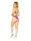 J. Valentine Glam Girl Outfit - Neon Camo