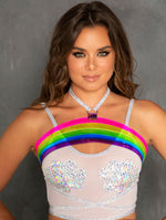 J. Valentine Rainbow Daze PVC Harness