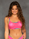 J. Valentine Rainbow Daze Mesh Tank - Pink