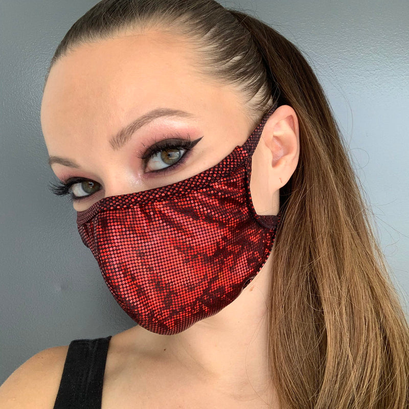 Red Dragon Holo Mask